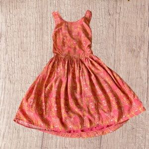 Casual abstract printed dress